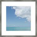 Caribbean Ocean From Antigua #1 Framed Print