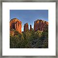 Cathedral Rocks In Sedona #1 Framed Print