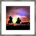 Cattle Drive #1 Framed Print