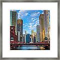 Chicago River Corridor #1 Framed Print