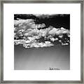 Clouds And Brush #1 Framed Print