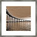 Coronado Bay Bridge #1 Framed Print