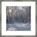 Cottage Country Winter #1 Framed Print