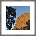 Devils Tower National Monument Wyoming #1 Framed Print