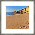Dona Ana Beach In Lagos, Algarve #1 Framed Print