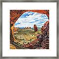 Double Arch Framed Print