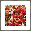 Dried Chili Peppers #1 Framed Print