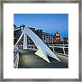 Dusk At Tradeston #1 Framed Print