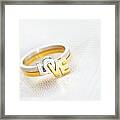 Engagement Ring #1 Framed Print