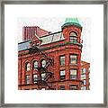 Flatiron Building In Toronto #1 Framed Print