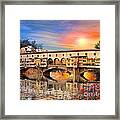 Florence Bridge #1 Framed Print