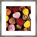 Fresh Beetroot And Red Onions #1 Framed Print