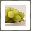 Fresh Fruit, Green Grapes #1 Framed Print