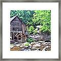 Glade Creek Grist Mill #1 Framed Print
