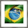 Go Brasil #1 Framed Print
