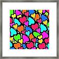 Hearts Framed Print