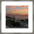 Henlopen Sunset #1 Framed Print