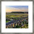 Highway Intersection At Central Taiwan #1 Framed Print