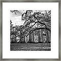 Historic Sheldon Church 4 Bw #1 Framed Print