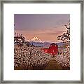 Hood River Sunrise #1 Framed Print