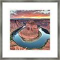 Horseshoe Bend Canyon #1 Framed Print