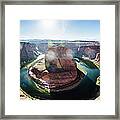 Horseshoe Bend In Arizona, Colorado #1 Framed Print