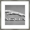Jaguar F Type Emblem #1 Framed Print