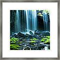 Japanese Waterfalls #1 Framed Print