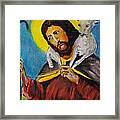 Jesus With A Lamb #1 Framed Print