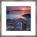 Jetty Sunset #1 Framed Print