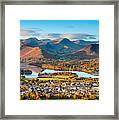 Keswick And Derwent Water, Lake District #1 Framed Print