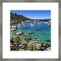 Lake Tahoe Waterscape #1 Framed Print