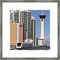 Las Vegas Monorail #1 Framed Print