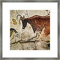 Lascaux Ii Cave Painting Replica Framed Print
