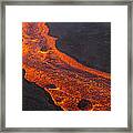 Lava Flow Tolbachik Volcano Kamchatka #1 Framed Print