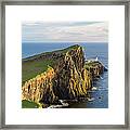 Lighthouse, Neist Point, Isle Of Skye #1 Framed Print