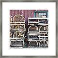 Lobster Traps 4 Framed Print