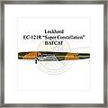 Lockheed Ec-121r Batcat #2 Framed Print