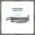 Lockheed Martin F-16c Viper #4 Framed Print