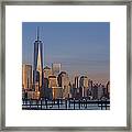 Lower Manhattan Skyline Framed Print