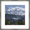 Lupine And Mount Elias #2 Framed Print