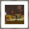 Madison New Years Eve Framed Print