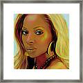 Mary J Blige Framed Print