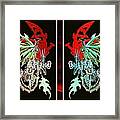 Mech Dragons Pastel #1 Framed Print