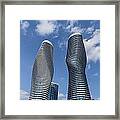 Modern Condos In Mississauga Ontario Canada #1 Framed Print