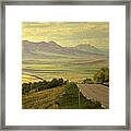 Montana Highway -1 Framed Print