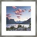 Morning Colors On The Lake #1 Framed Print
