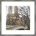 New York. Central Park. Bow Bridge Framed Print