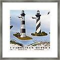 North Carolina's Rt. 12 Lighthouses #1 Framed Print
