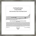 Northrop Grumman E-8c Jstars #9 Framed Print